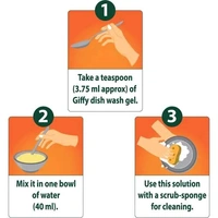 Giffy Dishwasher Gel 250ml - 250ml