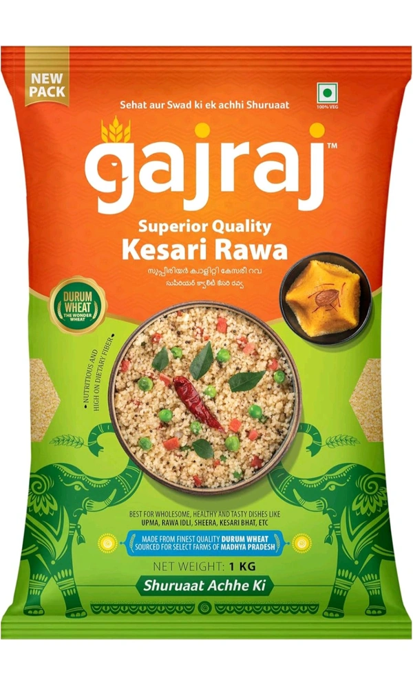 Kesari Rawa  - Gajraj Brand 1kg