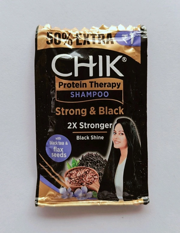 Chik Black Hair Shampoo - Sachet  - 6ml