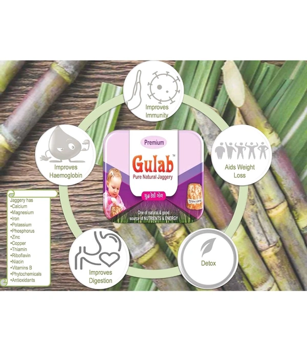 Gulab Organic Jaggery 900g - 900G