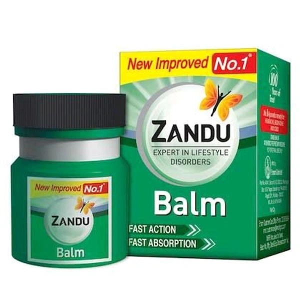 Zandu Pain Relief Balm  - 8ml, Green