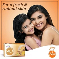 Godrej No.1 Sandal & Turmeric Bath Soap - Pack Of 4 - (53g Each)