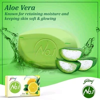 Godrej No.1 Lime & Alovera Bath Soap - Pack Of 4 - (53g Each)
