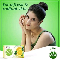 Godrej No.1 Lime & Alovera Bath Soap - Pack Of 4 - (53g Each)