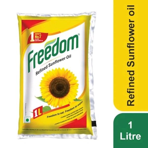 Freedom Refined Sunflower Oil  - 1Ltr