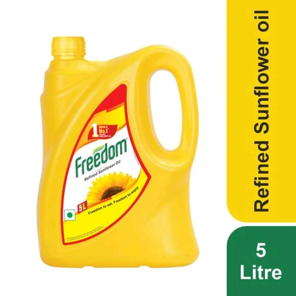 Freedom Refined Sunflower Oil  - 5Ltr
