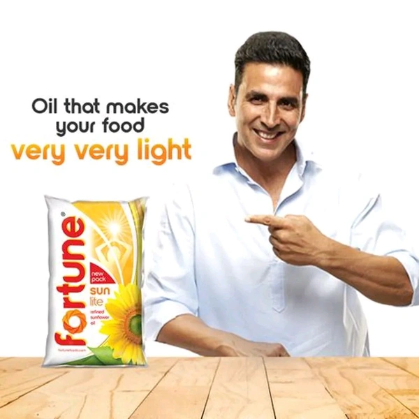 Fortune Sunlite Refined Sunflower Oil  - 1Ltr