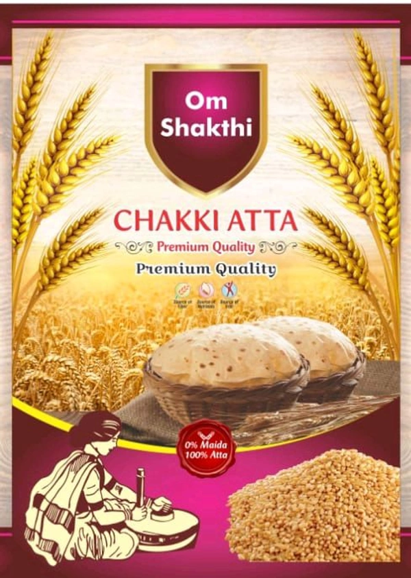 Om Sakthi Chakki Atta Premium  - 5kg