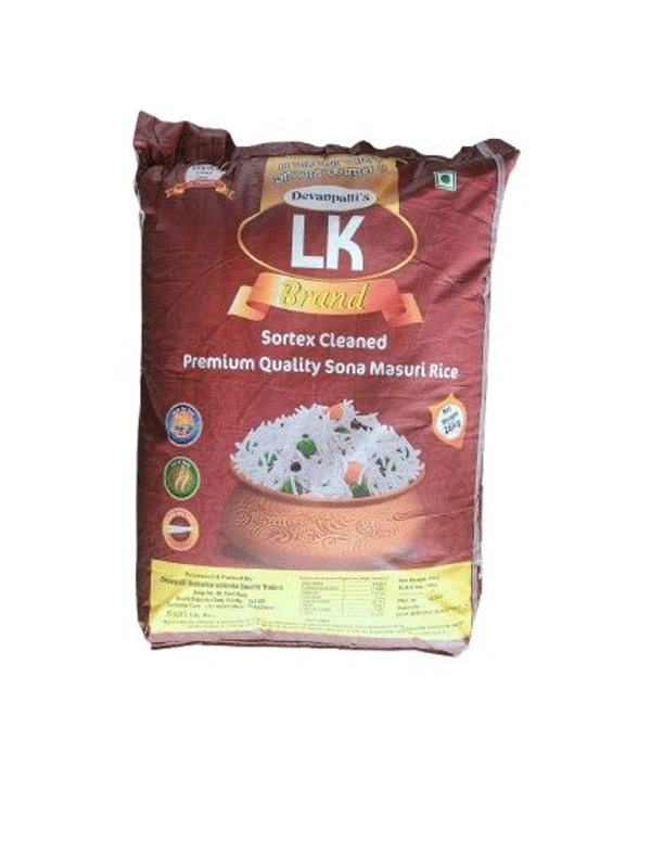 LK Sona Masoori Rice 2yr Old - 26kg