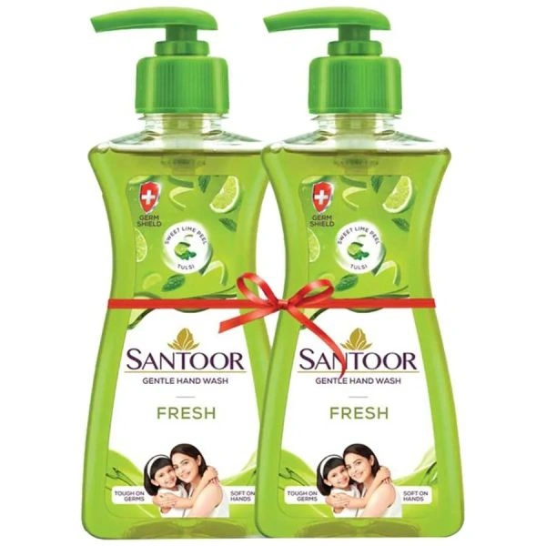 SANTOOR GENTLE HAND WASH FRESH BUY 1 GET 1 FREE - 200ml