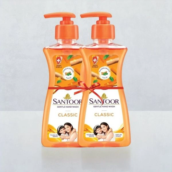 SANTOOR GENTLE HAND WASH CLASSIC BUY 1 GET 1 FREE - 200ml
