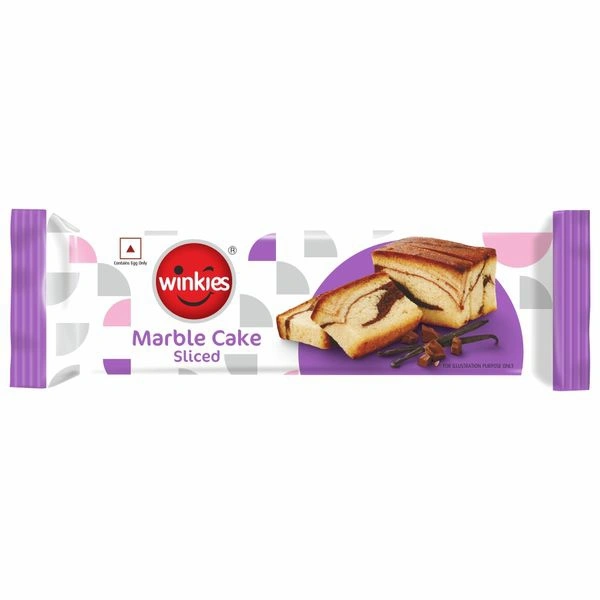 WINKIES MARBLE CAKE SLICED - 110GM
