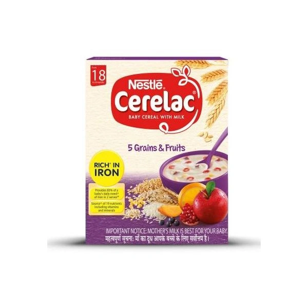 CERELAC 5 GRAIN FRUITS - 300GM