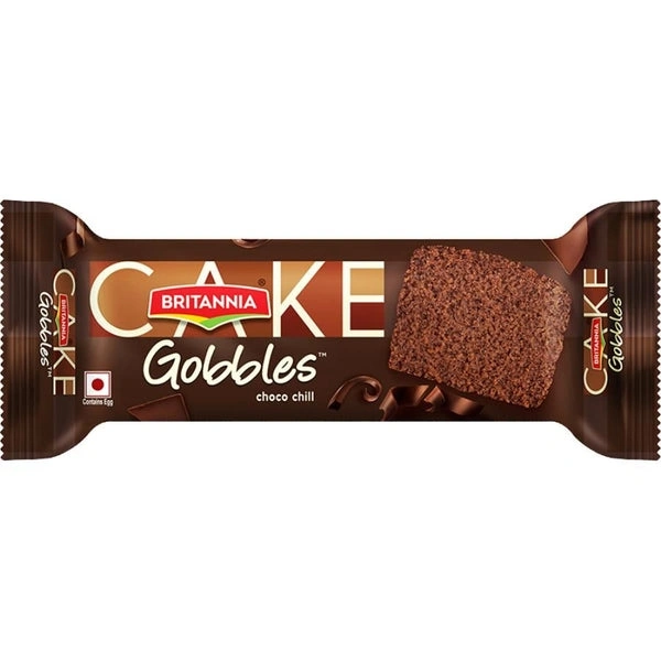 BRITANNIA GOBBLES CAKE CHOCOLATE  - 30GM