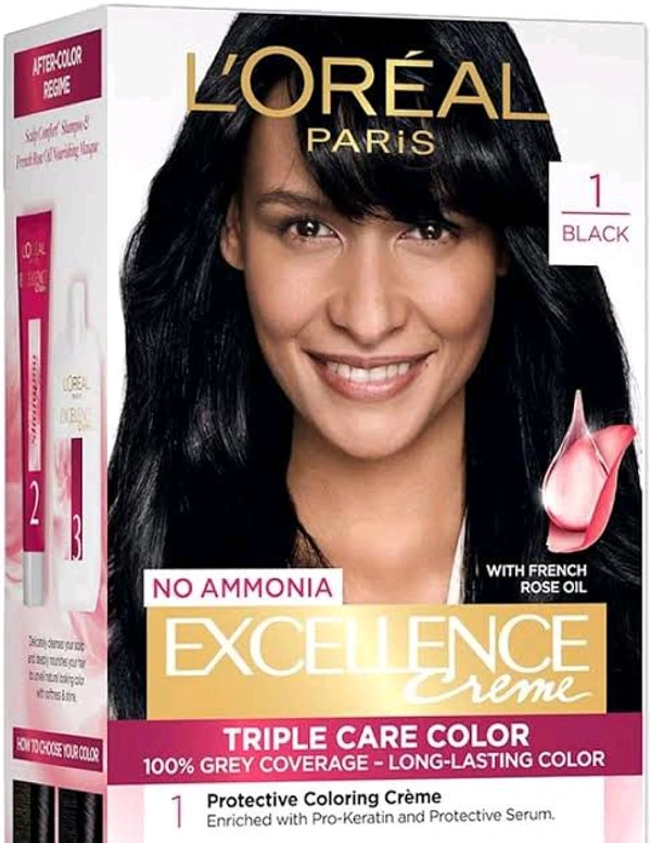 LOREAL COLOUR BLACK - 25GM
