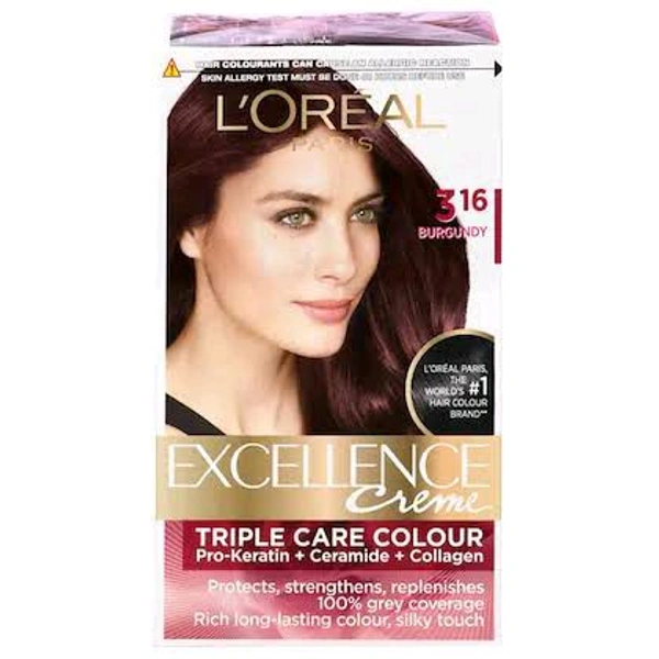 LOREAL COLOUR BURGUNDY  - 25GM