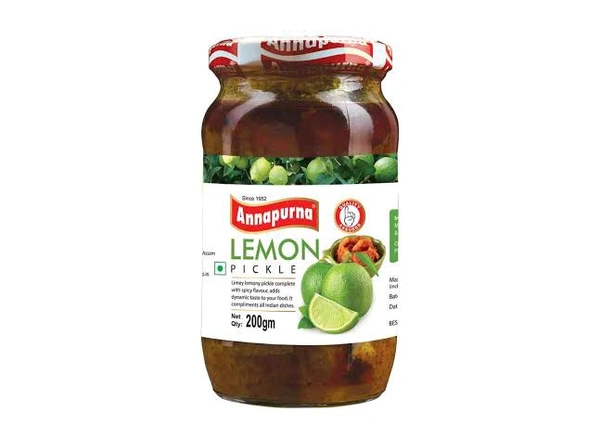 ANNAPURNA LEMON PICKLE - 200GM