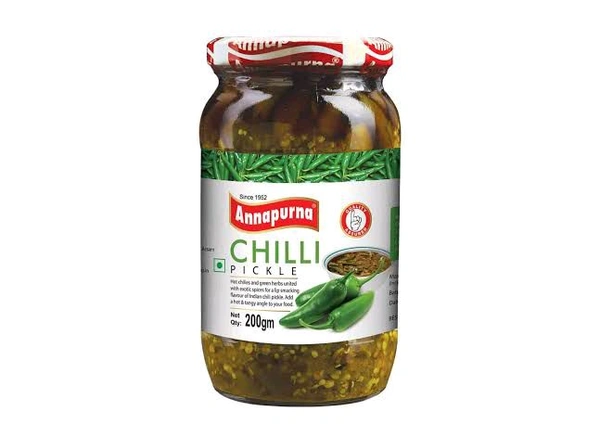 ANNAPURNA CHILLI PICKLE - 200GM