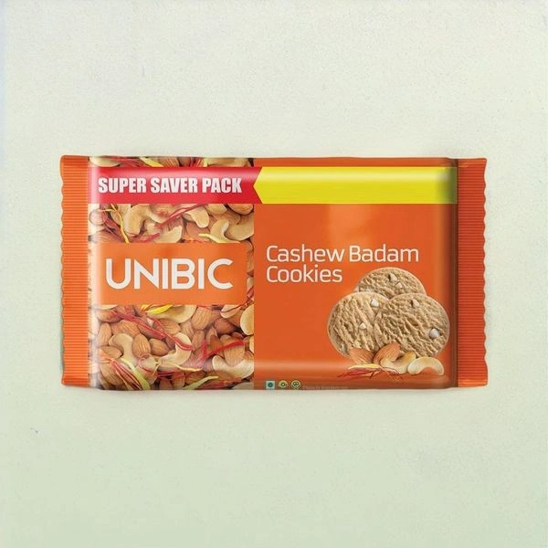 UNIBIC CASHEW BADAM COOKIES  - 130GM