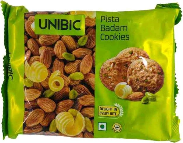 UNIBIC PISTA BADAM COOKIES  - 150GM