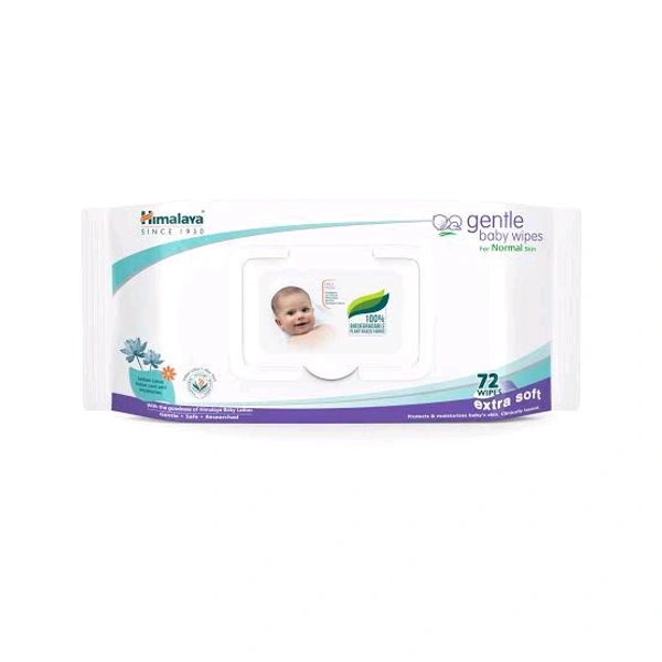 HIMALAYA BABY WIPES  - 72PCS