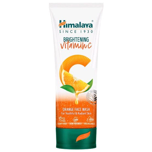 HIMALAYA VITAMIN C ORANGE FACE WASH  - 50ML