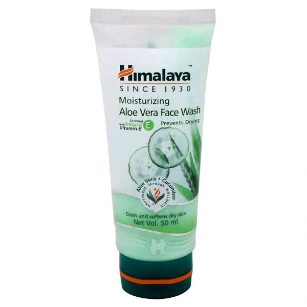 HIMALAYA ALOEVERA FACE WASH  - 50ML