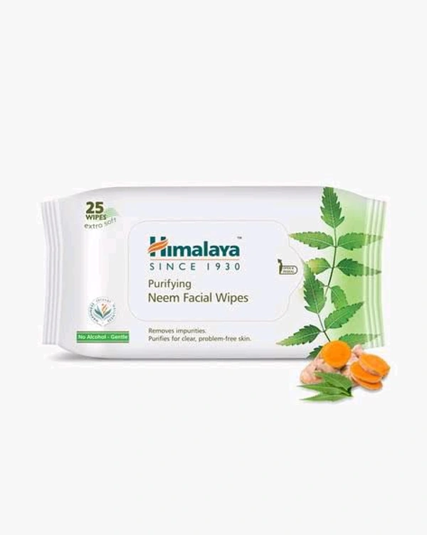 HIMALAYA NEEM FACE WIPES  - 25PCS