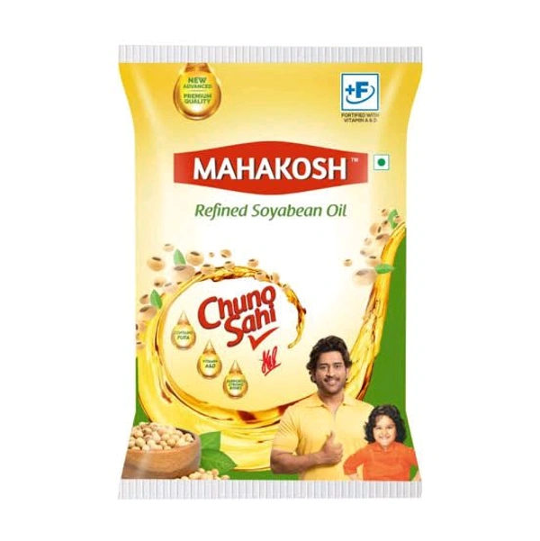 MAHAKOSH REFINED OIL POUCH - 1LTR