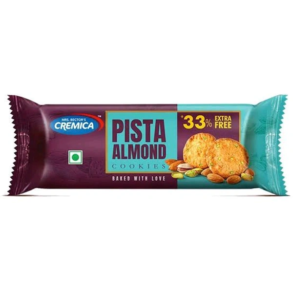 CREMICA PISTA ALMOND COOKIES  - 75GM