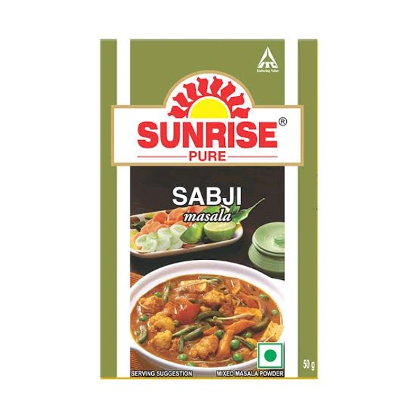 SUNRISE SABJI MASALA - 50GM
