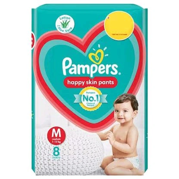 PAMPERS PANTS M - 8 PANTS