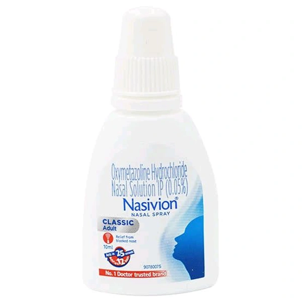 NASIVION OXY NASAL SPRAY - 10 Ml