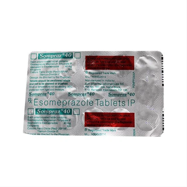 SOMPRAZ 40 TABLET  - 15 Tab