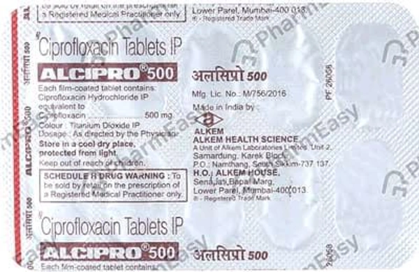 ALCIPRO 500 TABLET  - 10 Tab