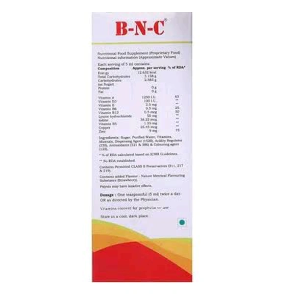 B N C SYP  - 200 Ml