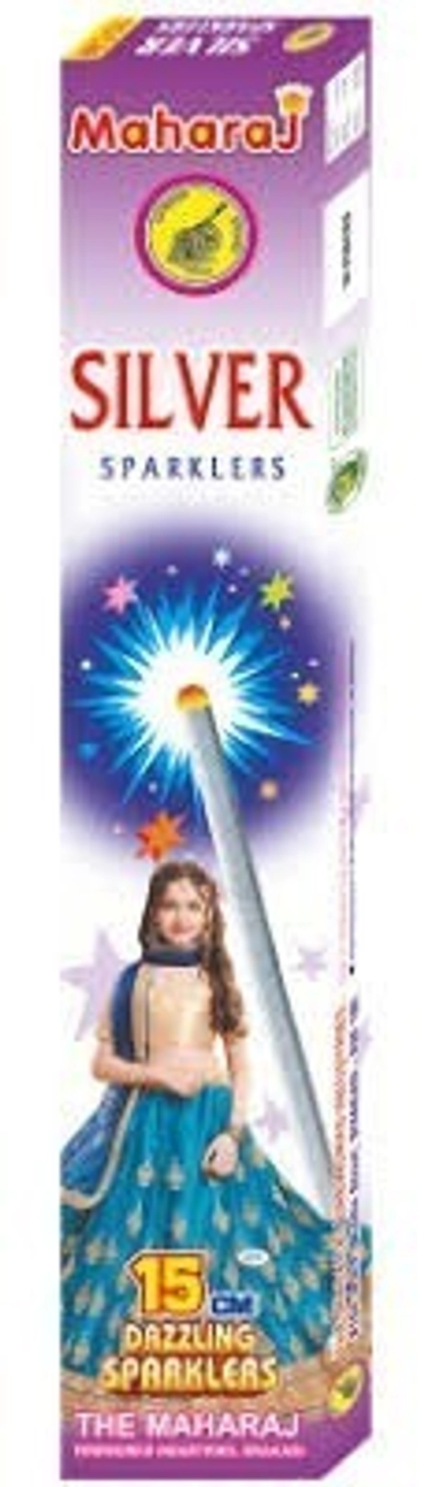 15 Cm Silver Sparklers (10Pcs)