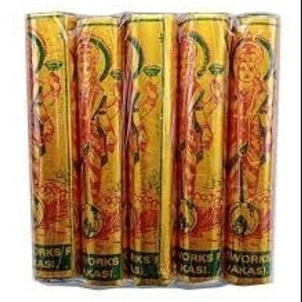 4 Inch Gold Lakshmi Crackers (5Pcs)