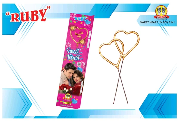 Sweet Heart 3 In 1 Sparkler (20 Box)