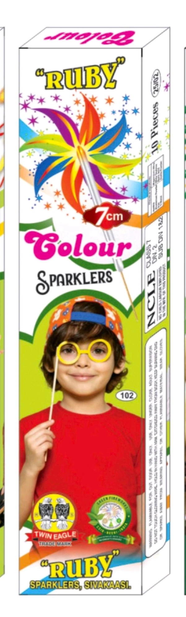 Ruby 7Cm Colour Sparklers