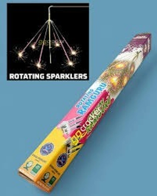 Rotating Umbrella Sparkles