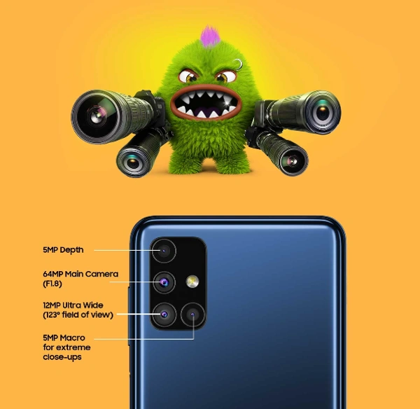 SAMSUNG M51  6GB/128GB