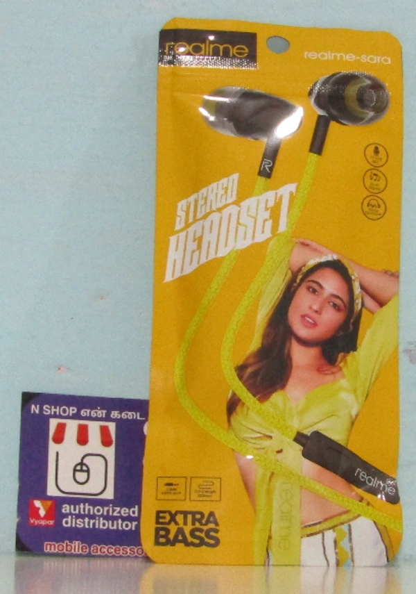 REALME (SARA) HEADPHONE - RED / WHITE / YELLOW