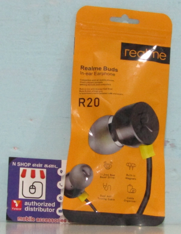 REALME (R20) HEADPHONE  - BLACK