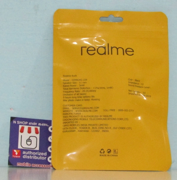 REALME HIMADAS - 228 - BLACK / WHITE