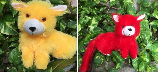 CAT SOFT TOY ( 32 CM ) - MULTI COLOUR