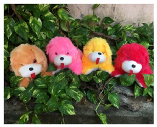 PUPPY SOFT TOY (28 CM) - MULTI COLOUR