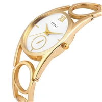TENX ROUND ANALOG WATCH (WOMEN) - GOLD
