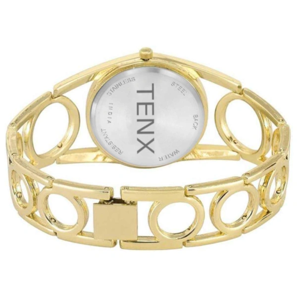 TENX ROUND ANALOG WATCH (WOMEN) - GOLD