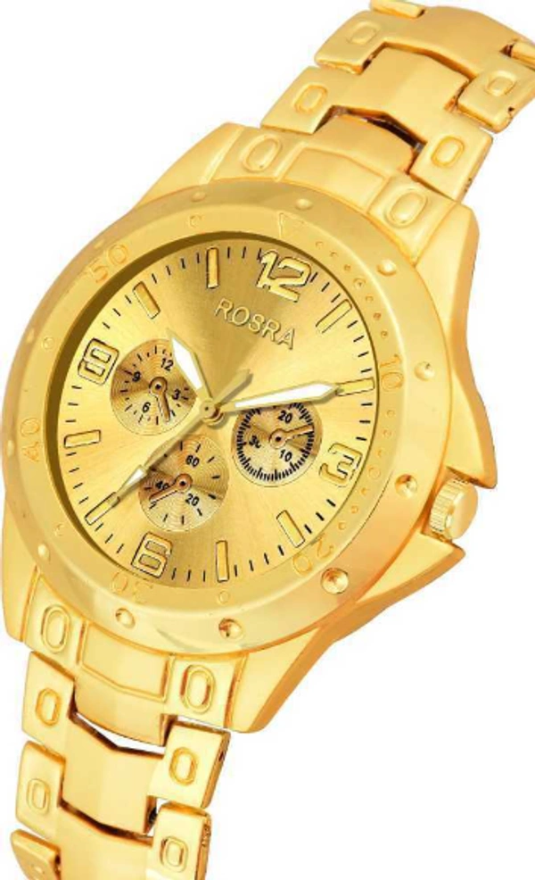 ROSRA  ANALOG WATCH (MEN) - GOLD